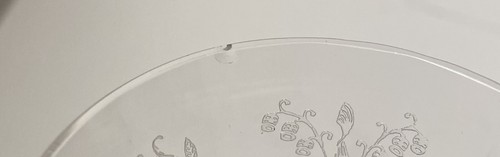 Vintage Heisey Orchid Wine Glass on Tyrolean Blank No. 5025 - Picture 5 of 6