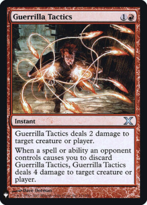 Guerrilla Tactics - Foil LP, English MTG Mystery Booster Singles