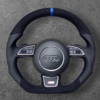 AUDI A3 S3 Q3 A4 S4 RS4 A5 S5 RS5 Q5 DSG TUNING FLAT BOTTOM STEERING WHEEL