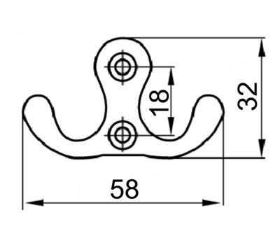 Patères Crochet Mural pour Manteau de Vestiaire Chapeaux, 32 Vieux Laiton