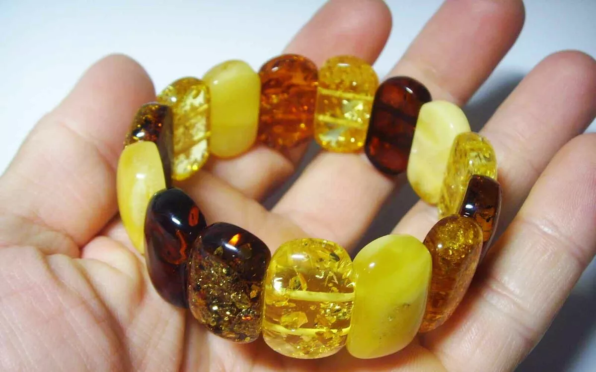 Veritable bracelet ambre bracelet ambre naturel baltique bracelet ambre bijoux b