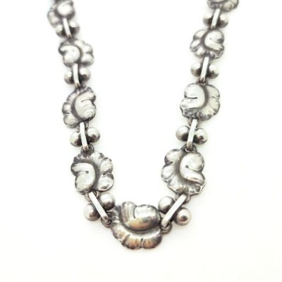 Georg Jensen Necklace Moonlight Grape 96A Silver 925 42cm Length