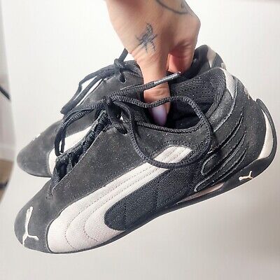 Y2K Puma archive black / white leather trainers vintage Y2K Puma archive black / white leather trainers vintage