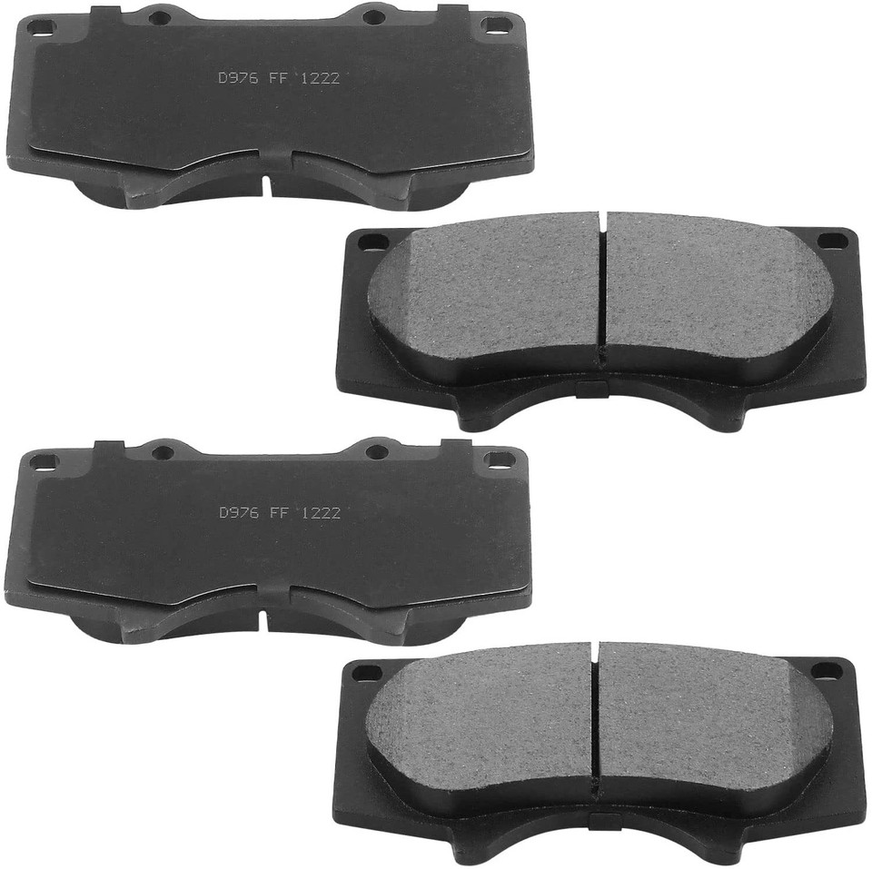 Front Brake Rotors and Brake Ceramic Pad for Lexus GX460 Toyota 4Runner