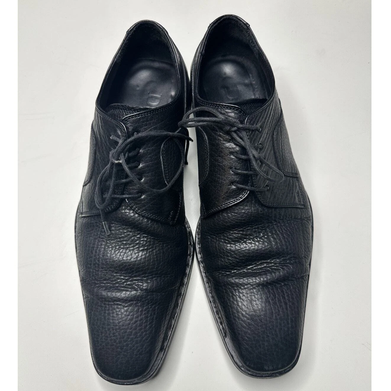 Chaussures habillées homme Christian Dior cuir noir derby 5 lacets Ligne City DH 41,5