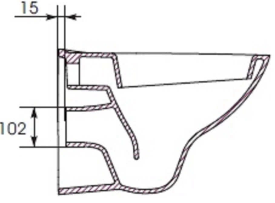 Geberit WC - Duofix Setangebot Wand - WC, Designplatte Doppio ( 24 ) - Bild 4 von 4