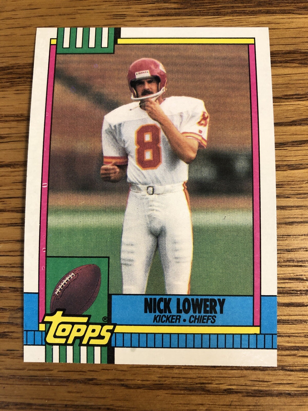 Nick Lowery 1990 Topps Kansas City Chiefs #255   *3926*