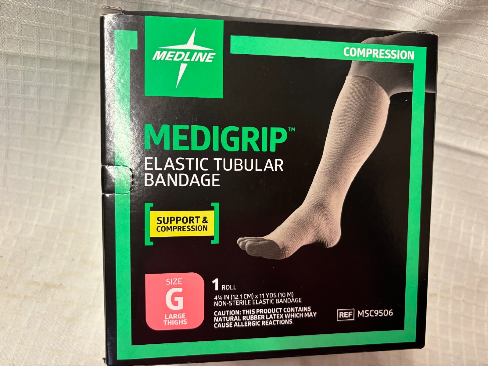 Medigrip Elastic Tubular Bandage Support & Compression Size G Large eBay