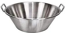 17" x 6"  XLarge Stainless Steel Heavy Duty Cazo Inoxidable Wok Comal Deep Fry