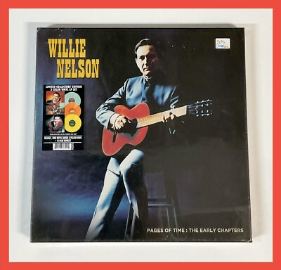 Willie Nelson - Pages Of Time: The Early Chapters 3xLP On Colored Vinyl Country