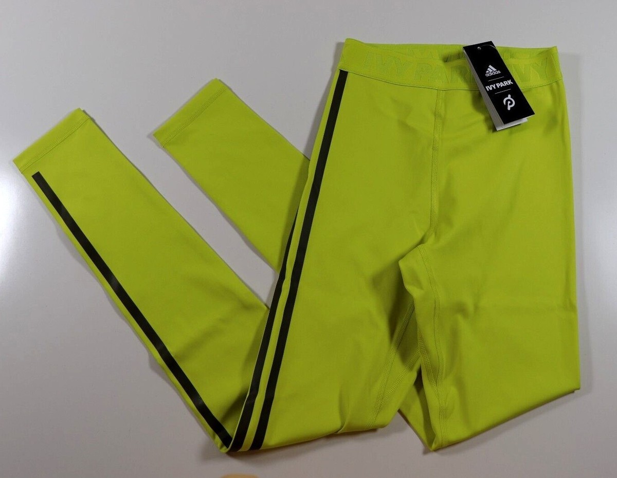 ADIDAS X IVY PARK PERFORMANCE COMPRESSION FIT TIGHTS LIME HG0537 MEN S M L