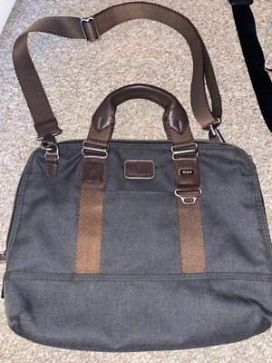 Tumi Alpha Bravo Anthracite Gray Computer Bag 22610Ath2 NWOT