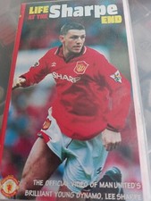 Vintage RARE Life At The Sharpe End - Manchester United VHS Tape Lee Sharpe