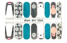 Christmas Penguins Nail Polish Strips / Nail Wraps / Nail Stickers