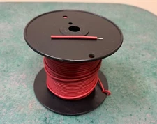Carol C1321 #18awg 65 Tin Copper EPDM Rubber Test Lead Wire 5000V Red 100 ft