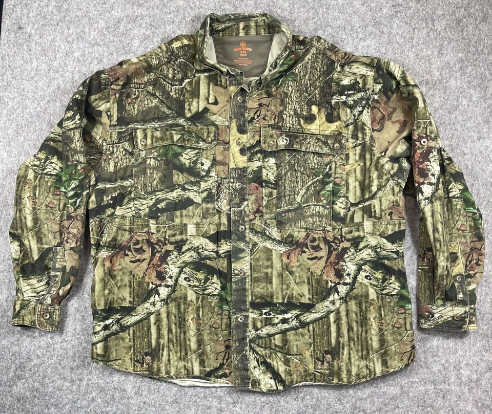 Game Winner Camo Shirt 3XL Button Up Real Tree Break Up Infinity Long Sleeve - Image 2 of 4