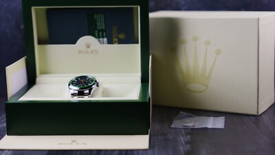 Rolex Milgauss 116400V, Original Box, Warranty Card, Links | eBay