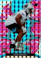 2022 Panini Mosaic #369 Ikem Ekwonu Mosaic Camo Pink