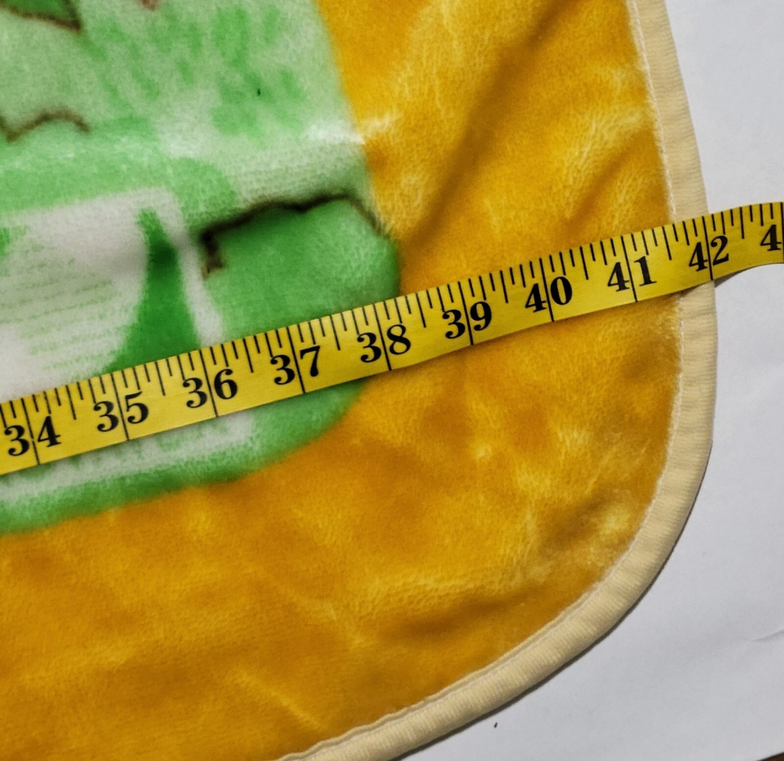 Vintage Novatex Fleece Baby Chick Duck Plush Security Crib Blanket