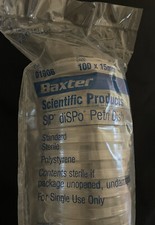 Petri Dishes w/ Lids 100mm x 15mm, 20 Pack, Sterilized, Polystyrene Lot