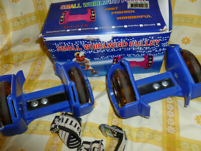 3-Color Light Small Whirlwind Pulley Adjustable Flash Wheel Skating Rollschuhe
