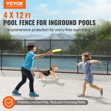 Pool Fence, 340gms Teslin PVC Pool Fence Mesh Protects Kids and Pets