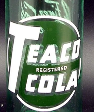Teaco Cola; Teaco Bottling Co.; Nashville, Tenn.; 2-color ACL soda pop bottle