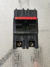 Federal Pacific FPE NA220 2 pole 20A stab-lok thick style 