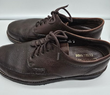 Mocasines Clark's Silvato Extra Anchos 10 5 Resistentes al Aceite Atar Cuero Marrón Para Hombre