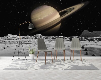 3D Planet Saturn ZHUC3782 Tapete Wandbild Fototapete Abnehmbarer Ann