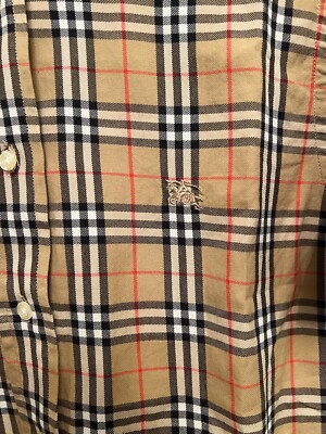 Burberry London Shirt Nova Check RARE Shirt Collection S Womens | eBay