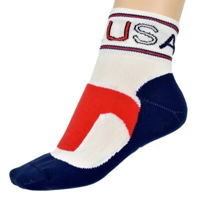 Asics Nimbus Quarter USA Laufsocken Sport Socken Herren Damen weiß 40/41/42 M - Bild 1 von 3