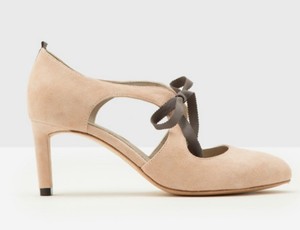 nude mary jane shoes