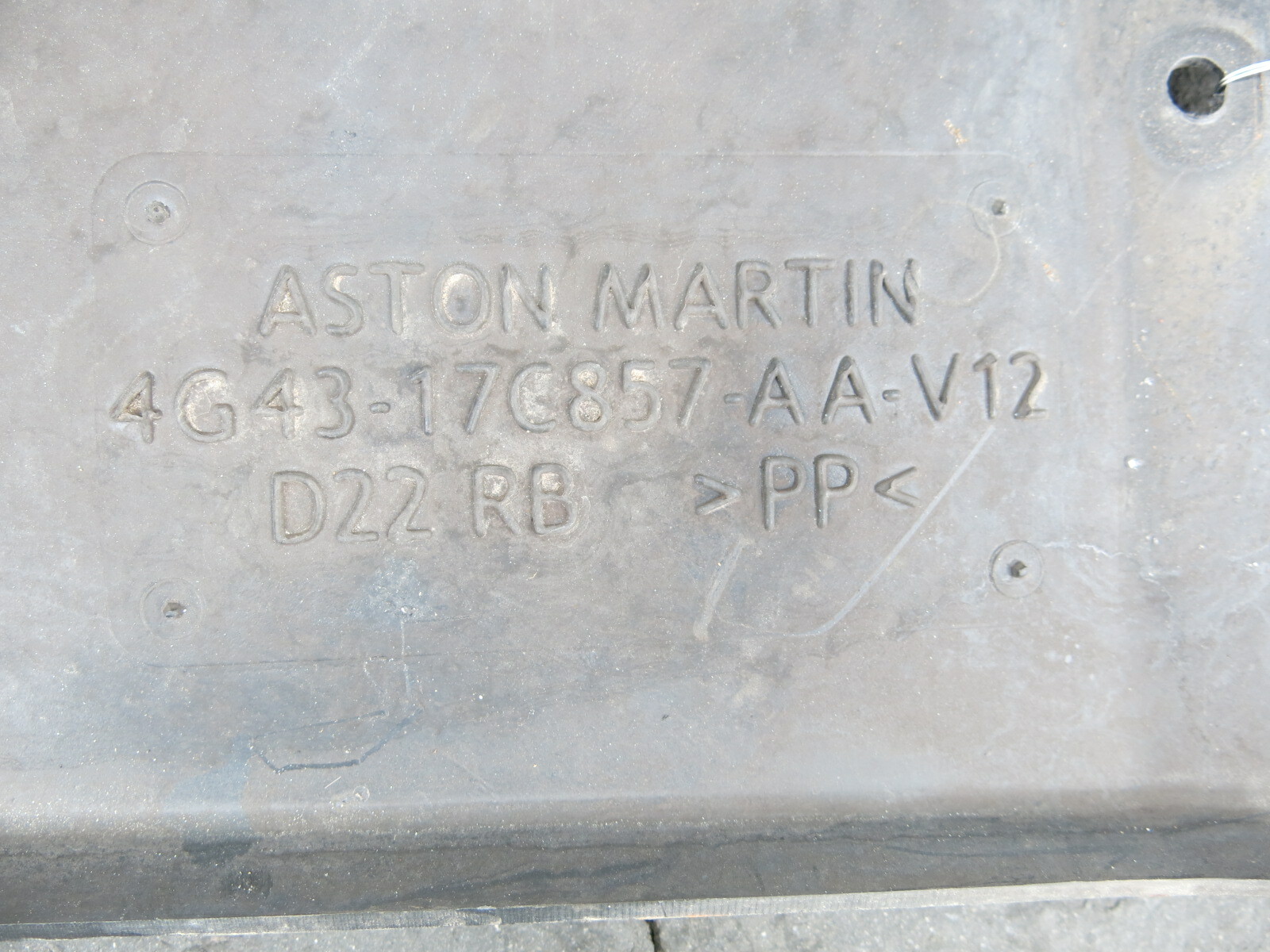 Aston Martin DB9 (2005) Shield Rear Bumper 4G43-17C857-AA