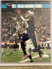 JOSH GORDON NEW ENGLAND PATRIOTS SIGNED 8X10 PHOTO JSA WITNESS COA