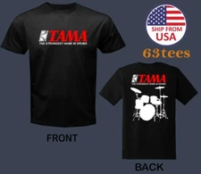 TAMA Drums Men's Black Size S to 5XL
