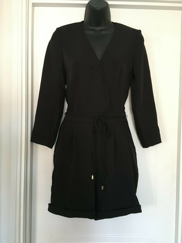 H&M kurzer Playsuit Damen schwarz - Größe 6 (EUR 34) Top Zustand