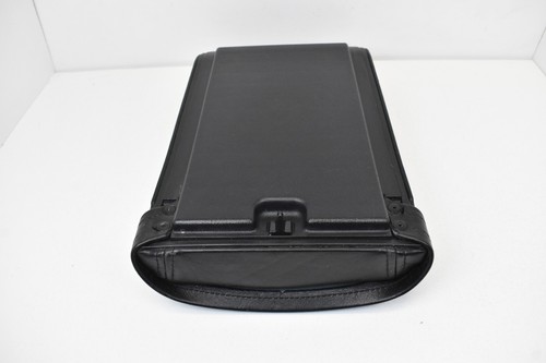 2000-2005 Cadillac Deville Center Console Black Leather Lower Armrest Lid OEM - Picture 5 of 9