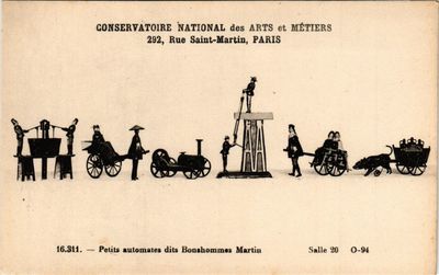 CPA PARIS (3e) Cnam - Petits Automats Dits Bonshommes Martin (215283)