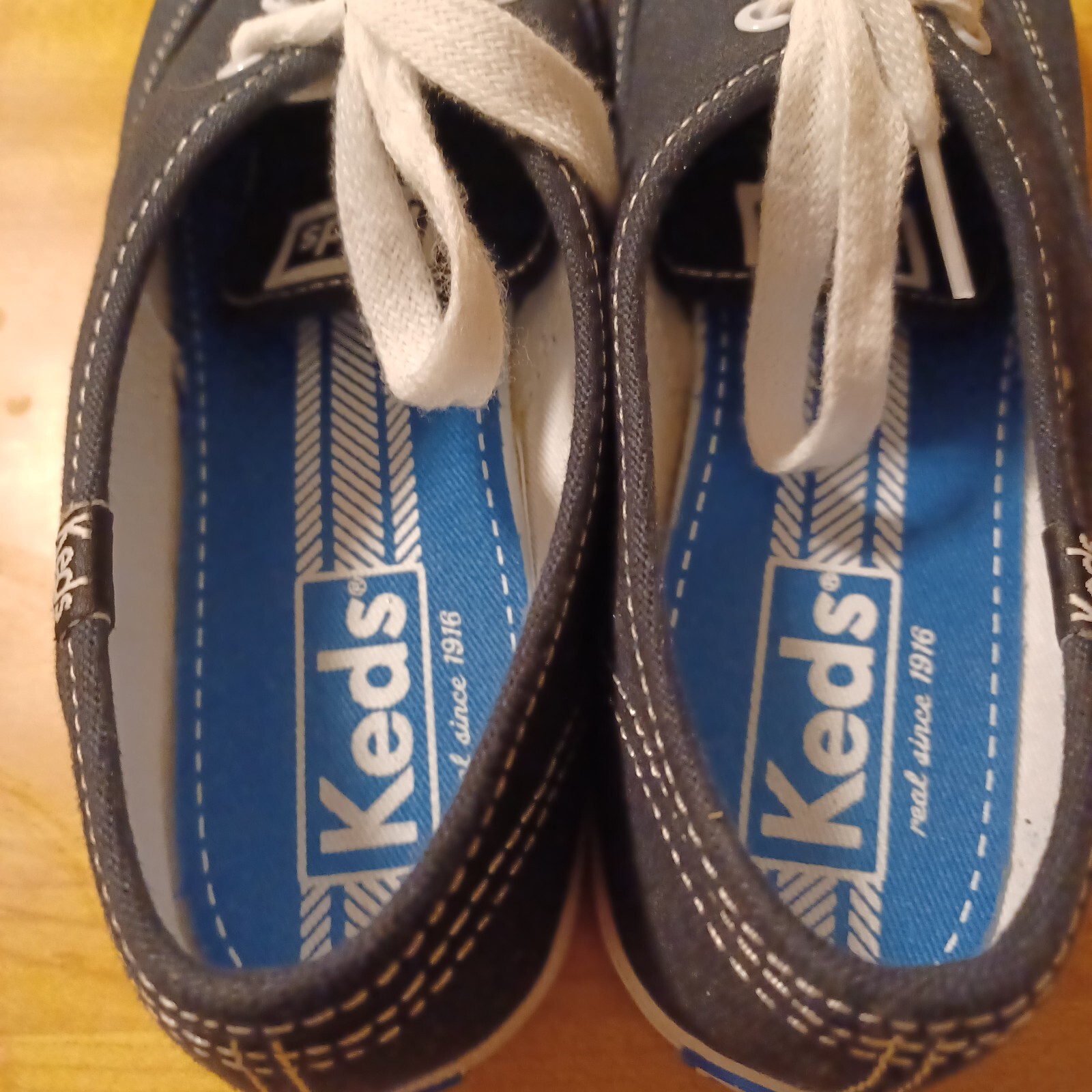 Keds Women's Champion Original Sneakers Lace Up Shoes Blue US Size 7 UK4.5