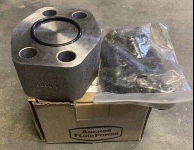 Anchor Fluid Power W38-24-24U Carbon Steel Blanking 4 Bolt Flange With Mounting 