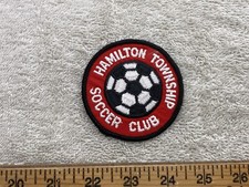 1980s 1990s Vintage Soccer Team Club Patch Hamilton Township New Jersey 