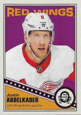 Justin Abdelkader #413 - 2019-20 O-Pee-Chee - Retro