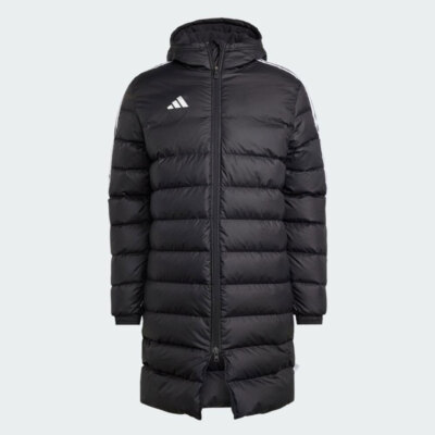 New Adidas Originals Mens TIRO 23 LONG DOWN JACKET HS7238 BLACK S