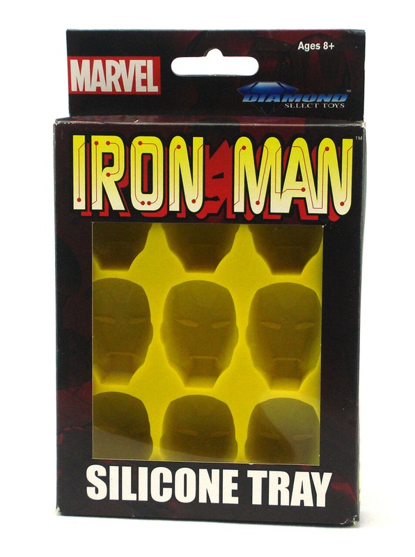 Iron Man Silicone Ice Tray Diamond Select Gelatin Chocolate Jello Mold Marvel