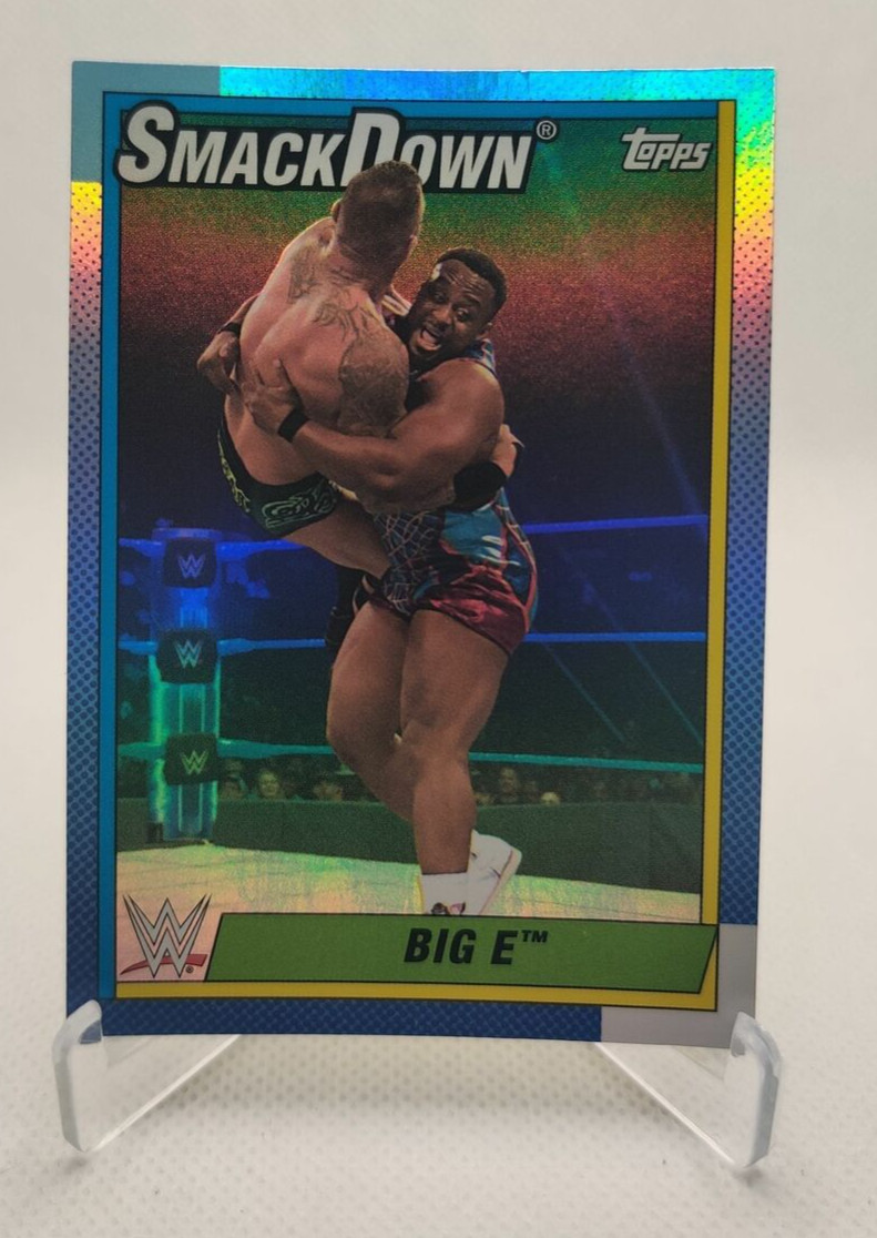 2021 Topps HERITAGE WWE Foil #52 Big E wrestling card