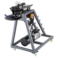 Uimoso Electric Tube Bending Machine 750W Pipe Bender w/ 6L Hydraulic Cylinder