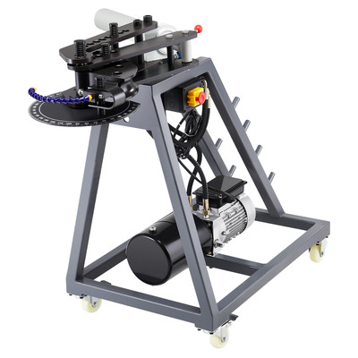 Uimoso Electric Tube Bending Machine 750W Pipe Bender w/ 6L Hydraulic Cylinder