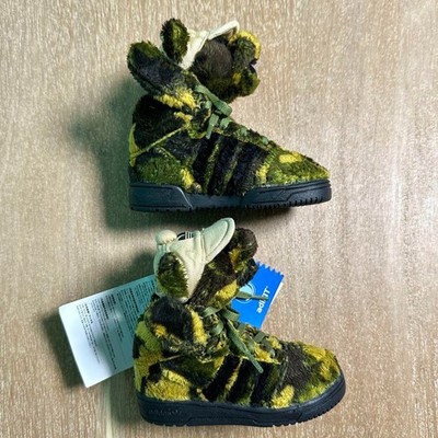 Kids Size!! Adidas Jeremy Scott Camo Bear Q20918 US5K JP12.0cm