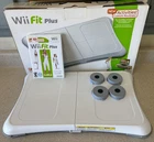 New ListingWii Fit Balance Board w/ Wii Fit Plus Game with Original Box & Risers